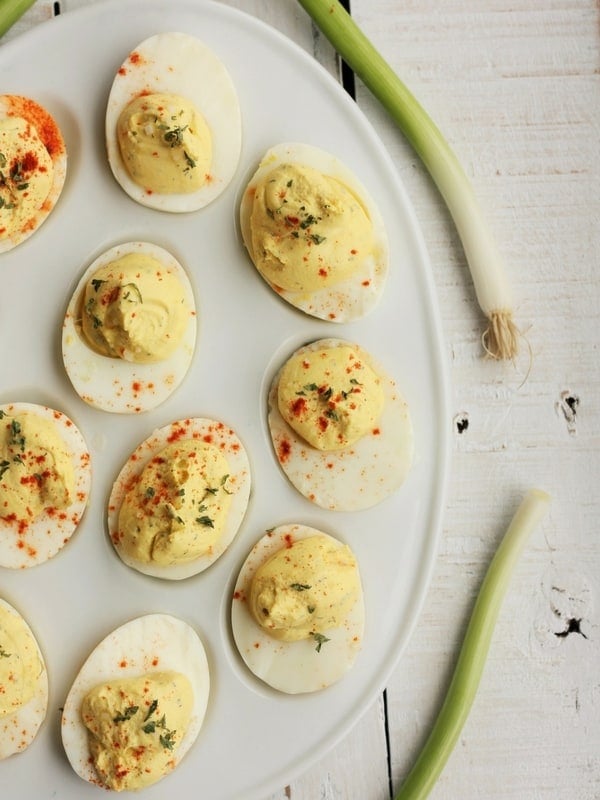 Easy Deviled Eggs With Greek Yogurt Sustainable Cooks