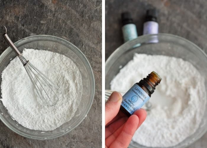 Two photos showing how to make vicks soother tablets