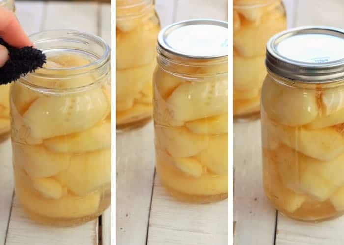 How to prep jars for canning pears