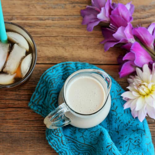 Homemade SugarFree Coffee Creamer {Paleo Coffee Creamer} Sustainable