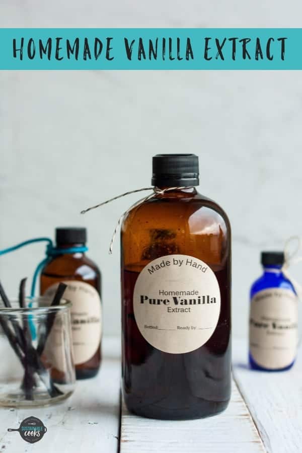 Making your own Homemade Vanilla Extract is so simple and makes the best handmade gift. This recipe uses vodka or bourbon and can also be made in the Instant Pot.