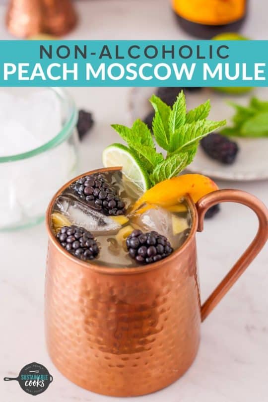 Peach Moscow Mule Moscow Mule Mocktail Sustainable Chefs photograph regarding Moscow Mule Recipe Printable named Peach Moscow Mule Moscow Mule Mocktail Sustainable Chefs