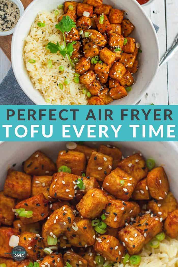Air Fryer Tofu {Crispy Fried Tofu} Sustainable Cooks