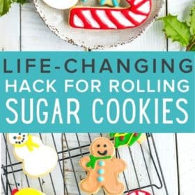 healthy sugar cookies on a cooling rack