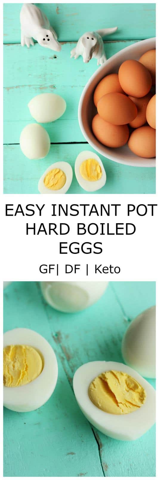 Learn the easiest way to make hard boiled eggs ever! Instant Pot Hard Boiled Eggs are so simple and easy to peel - even with fresh eggs!
