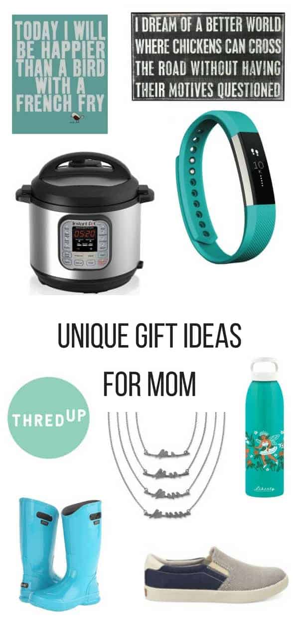 Find the perfect Mother's Day gift ideas with this list of Unique Gift Ideas for Mom. You won't find the same old typical presents in this gift guide! Treat your mom to something special and creative this year. #mothersday #mothersdaygift #gifts #giftideas