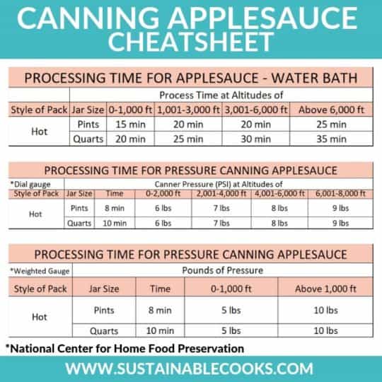 Canning Applesauce How to Can Applesauce {Step by Step}