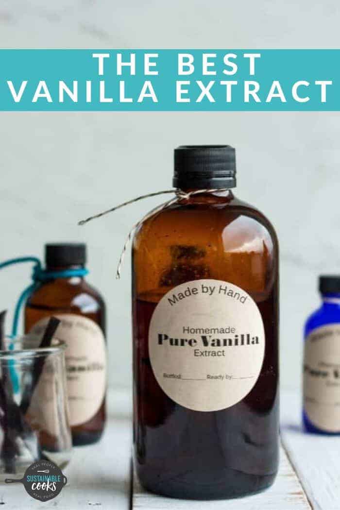 Vanilla Extract Recipe {How to Make Vanilla Extract} Sustainable Cooks