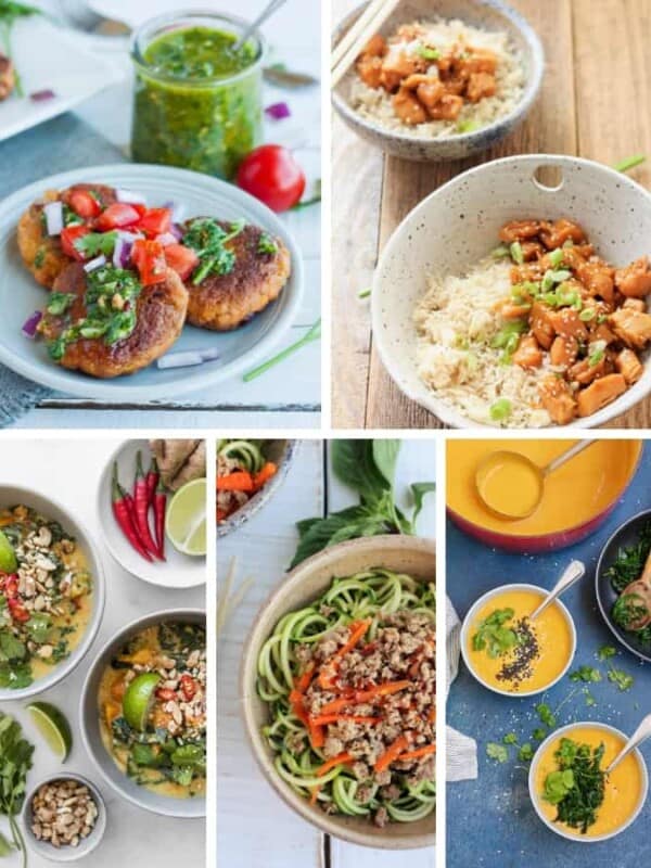 5 photos of whole30 dinners