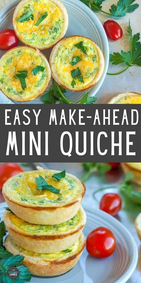 Easy Mini Quiche Appetizers | Sustainable Cooks
