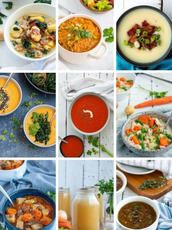 9 photos of whole30 soups
