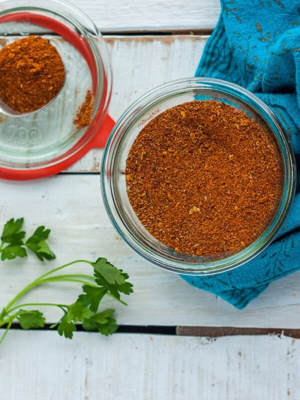 A jar of seasoning in a jar.