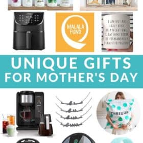 Photos grids of mothers day gift ideas