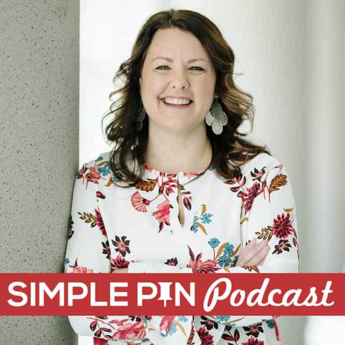 Simple pin podcast image