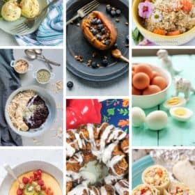 an 8 photo collage of instant pot breakfast recipes