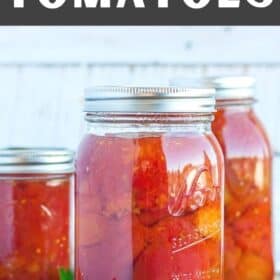 jars of canned whole tomatoes