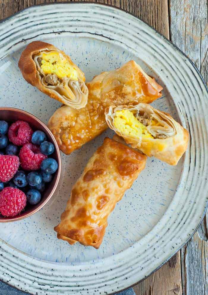 Bacon and Egg Rolls-image