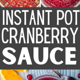 A dish of instant Pot Cranberry Sauce