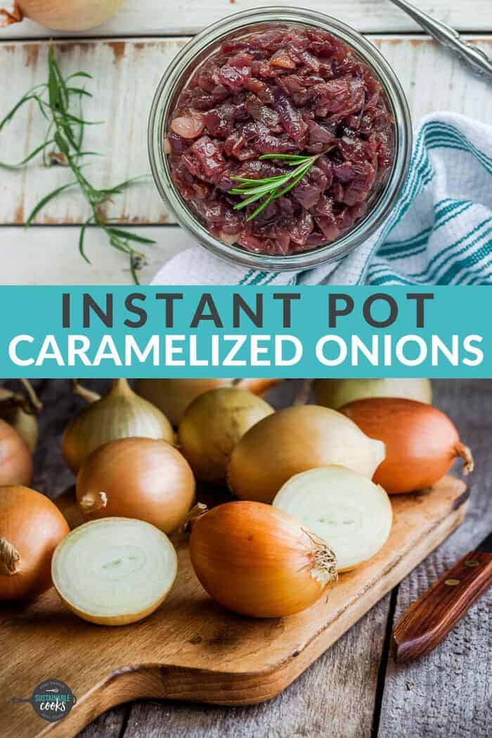 Instant Pot Caramelized Onions Sustainable Cooks