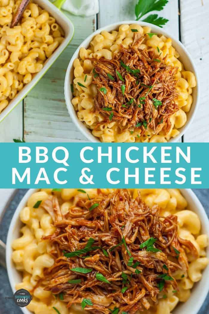 Easy OnePot BBQ Chicken Mac and Cheese Sustainable Cooks