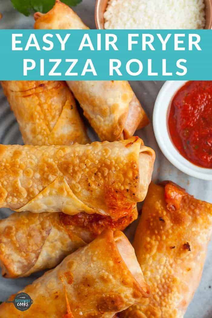 Homemade Air Fryer Pizza Rolls Sustainable Cooks