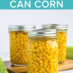 3 jars of canned corn