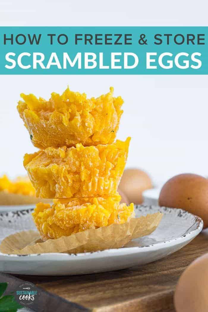 Image showcasing Freezing Scrambled Eggs - Sustainable Cooks