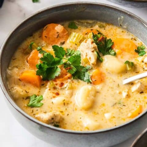 Instant Pot Chicken Gnocchi Soup - Sustainable Cooks