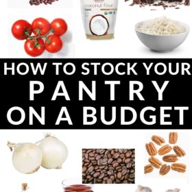 images of pantry items