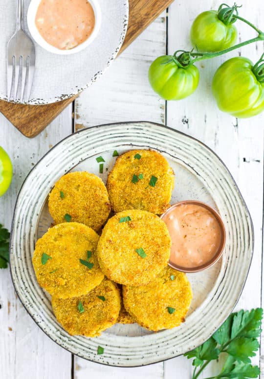 Air Fryer Fried Green Tomatoes Sustainable Cooks
