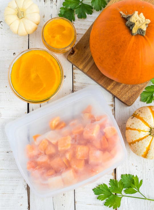 Freezing Pumpkin {How to Freeze Pumpkin} Sustainable Cooks