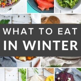 photos of winter produce dishes