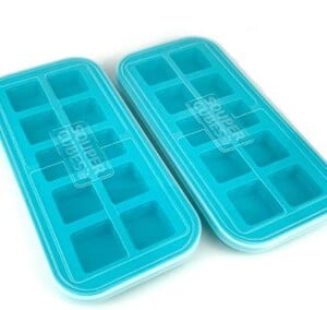 2 teal souper cubes with lids