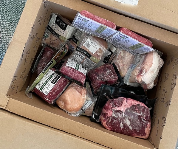 an image of a butcher box order