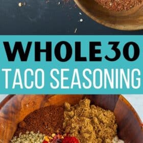 Taco seasoning ingredients in a bowl.