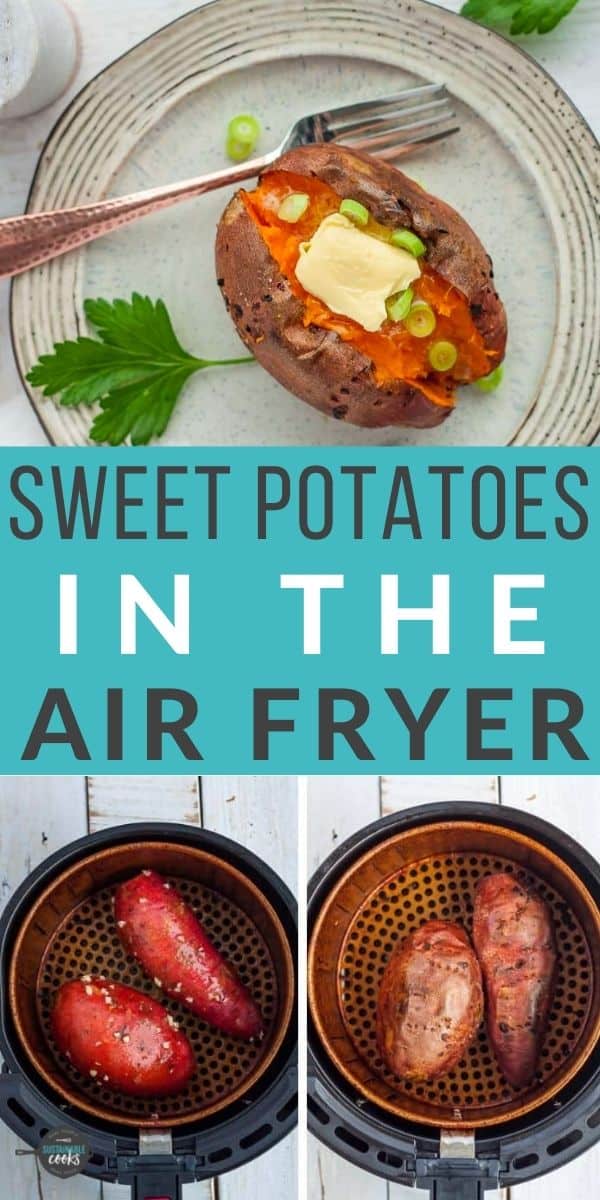Easy Air Fryer Baked Sweet Potato - Sustainable Cooks