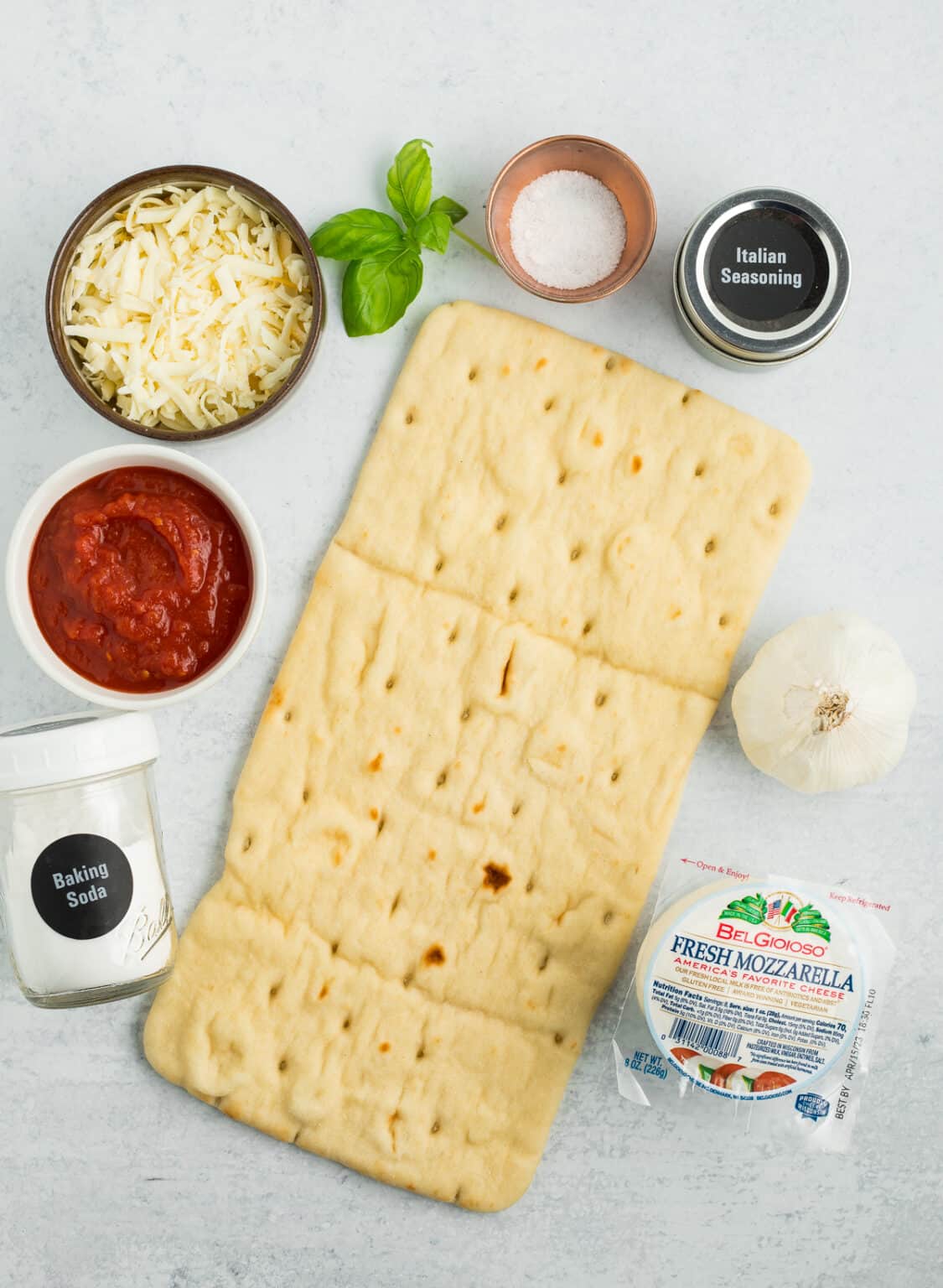 Margherita Flatbread Sustainable Cooks