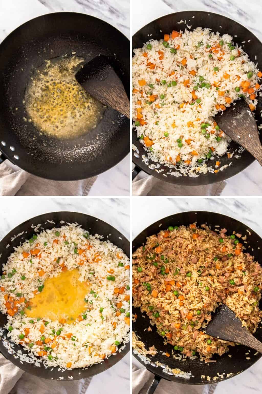 Ham Fried Rice - Sustainable Cooks