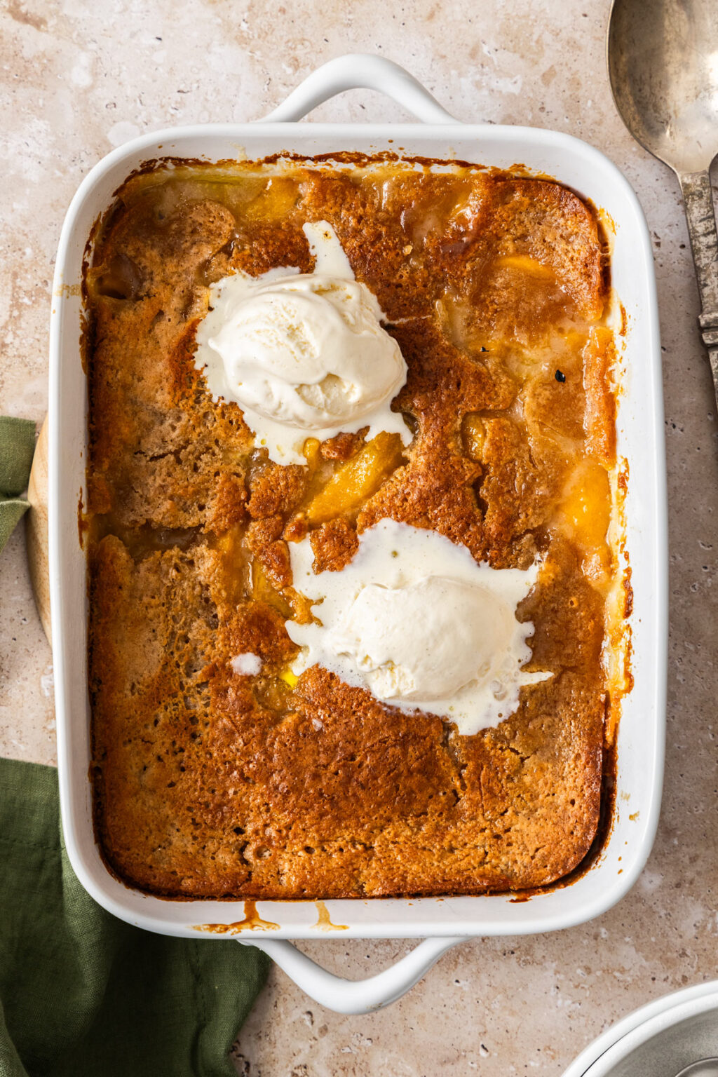 Peach Cobbler With Canned Peaches - Sustainable Cooks