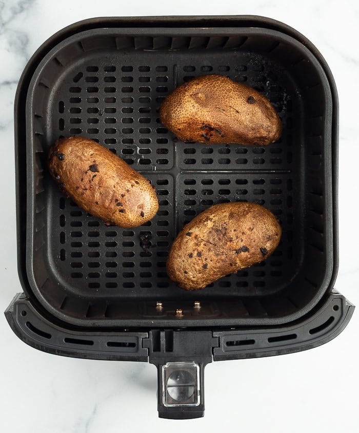 baked potatoes.