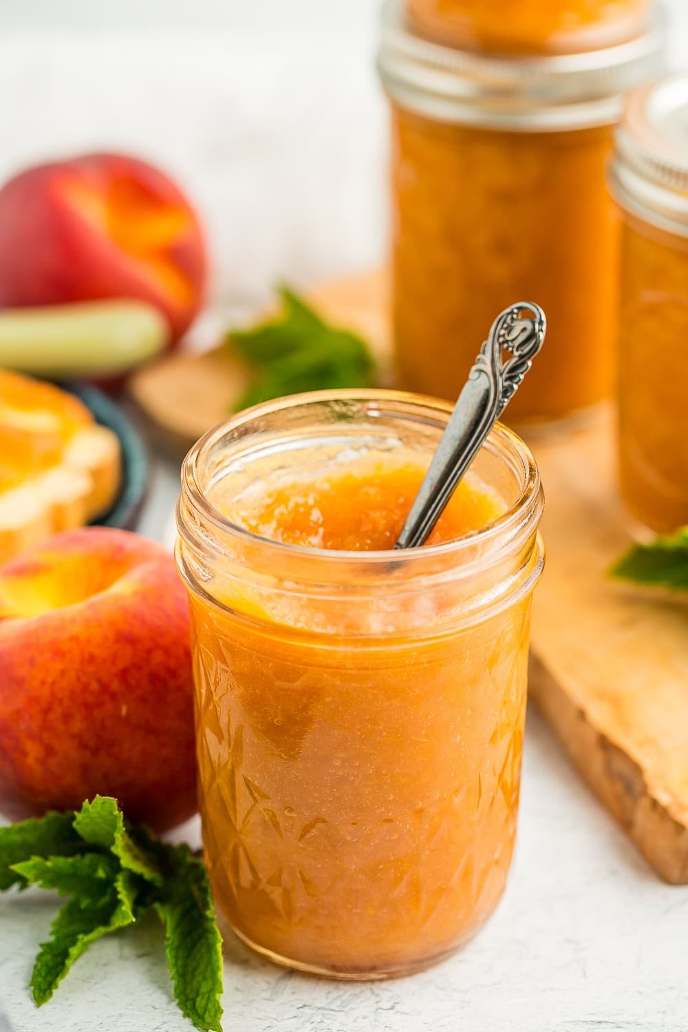 Selfmade Peach Jam (Low Sugar)