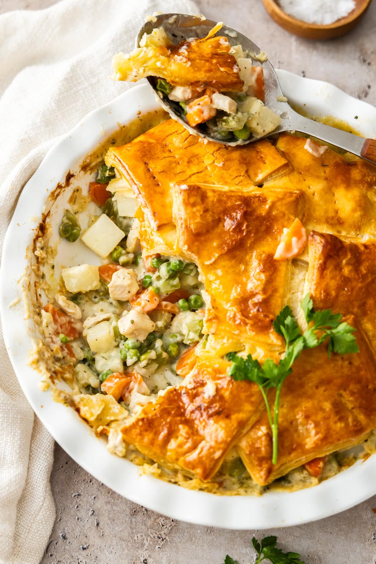 Puff Pastry Hen Pot Pie (No Condensed Soup) Puff Pastry Hen Pot Pie (No Condensed Soup)