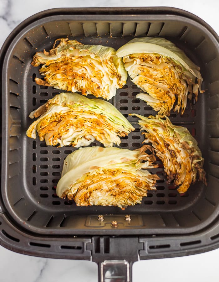 grilled cabbage wedges.