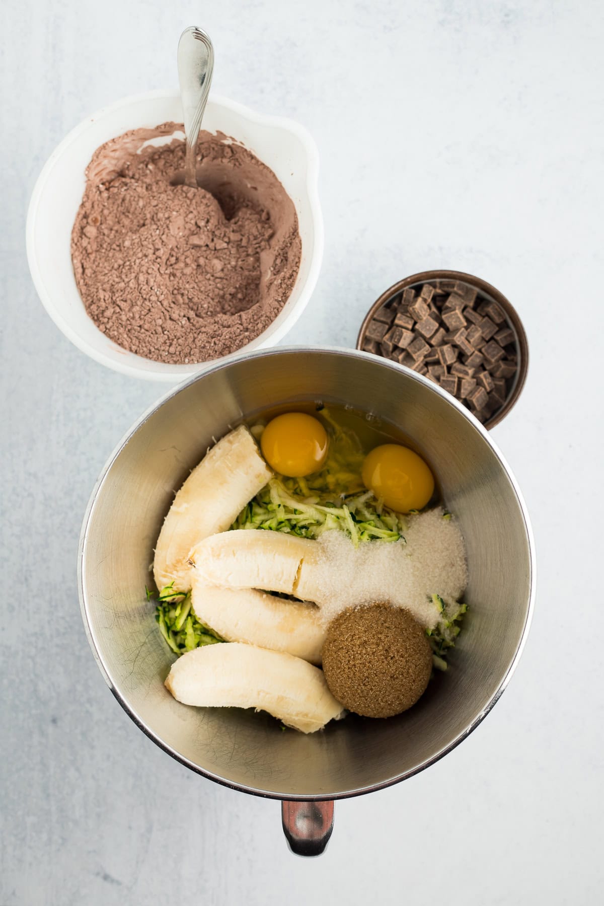 ingredients in a mixing bowl.